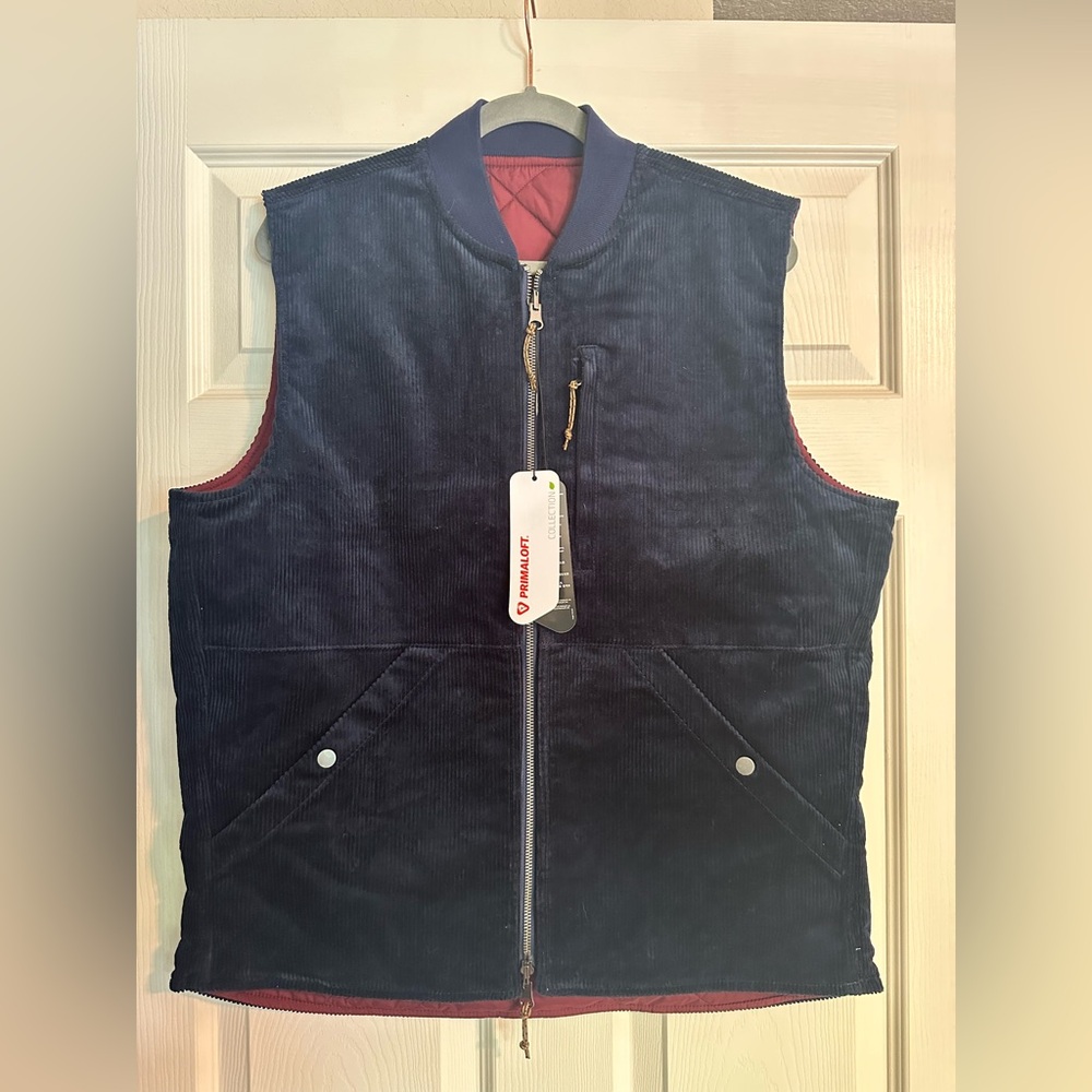 Men's Primaloft Insulation Corduroy Vest